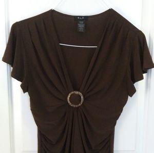 FLP women's short sleeve blouse